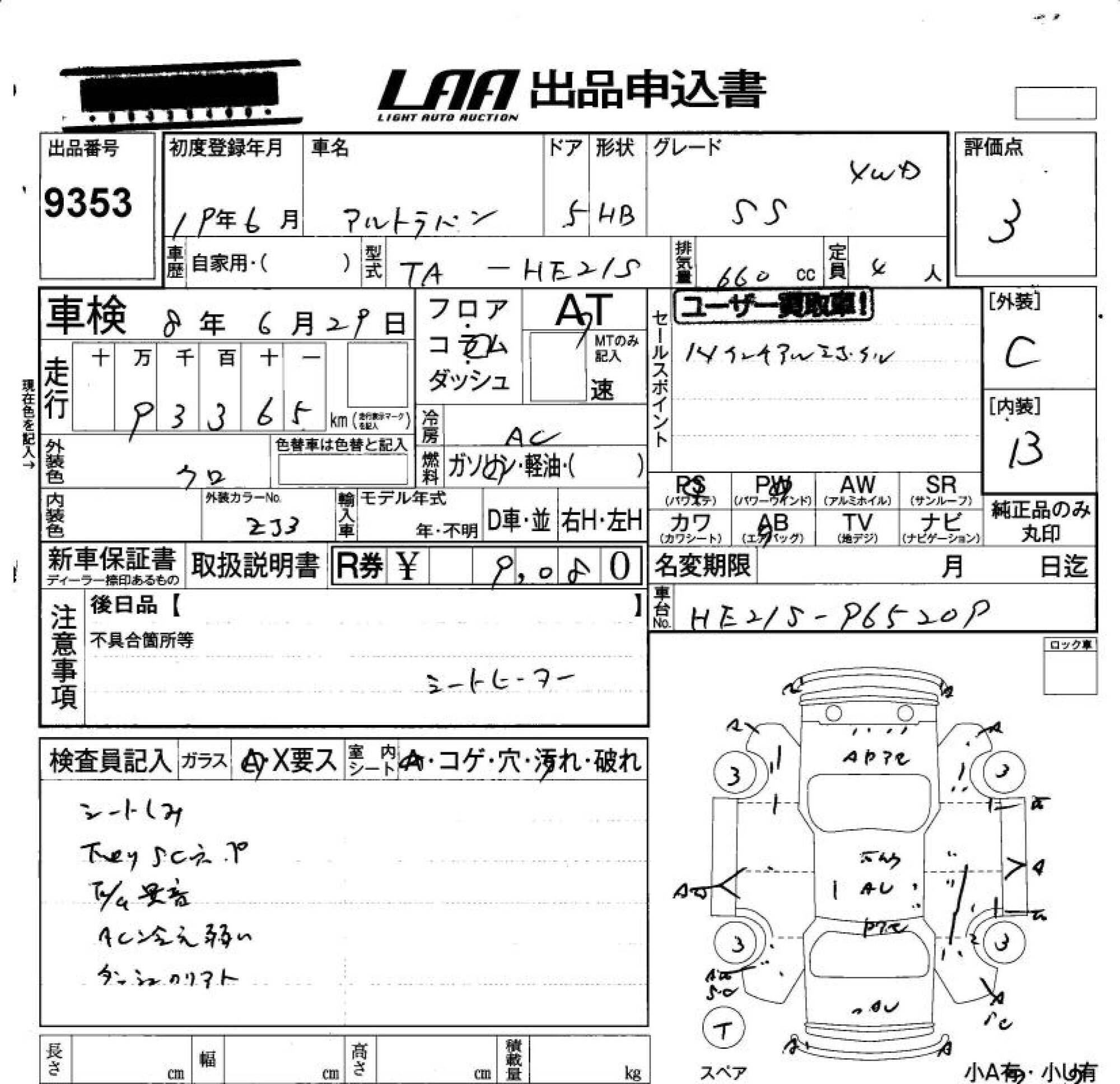 SUZUKI ALTO LAPIN