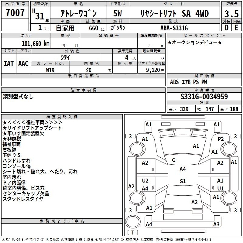 DAIHATSU ATRAI