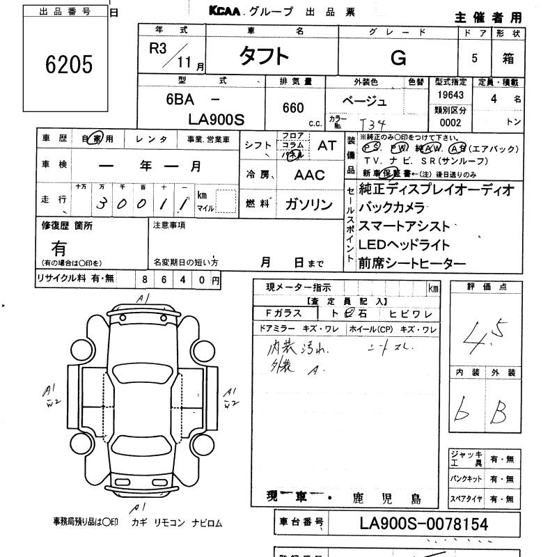DAIHATSU TAFT