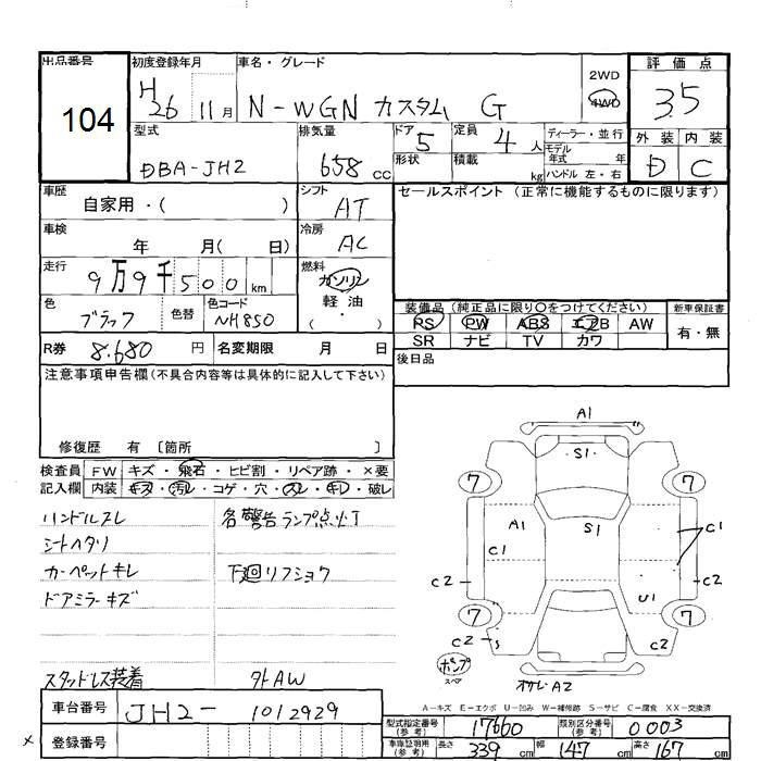 HONDA N-WGN