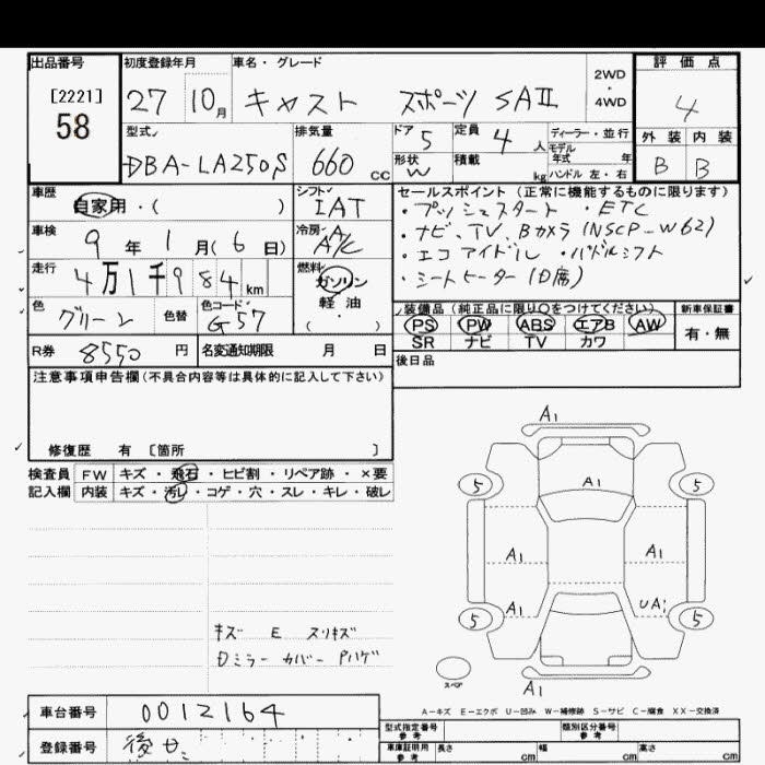 DAIHATSU CAST