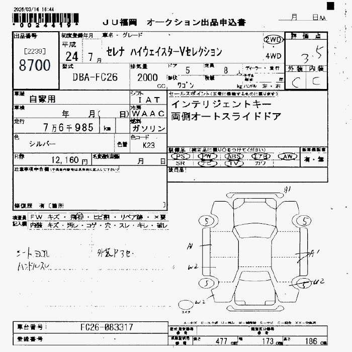 NISSAN SERENA