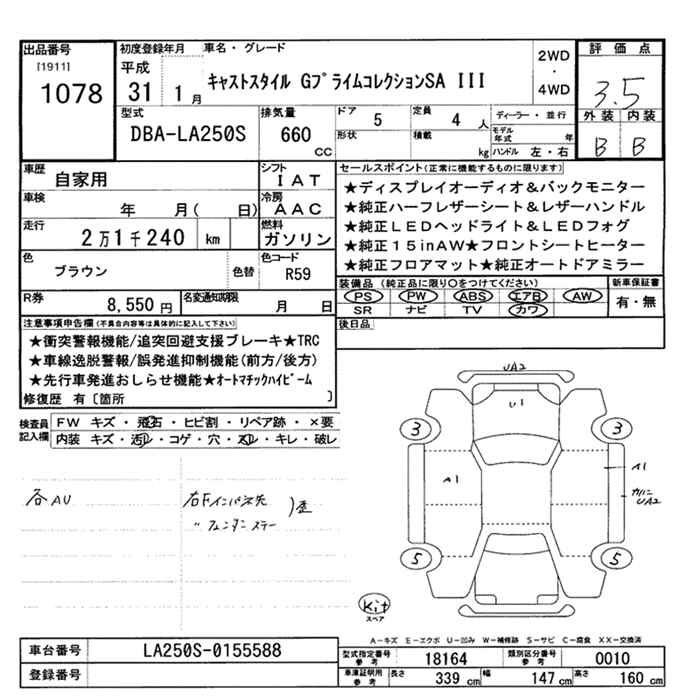 DAIHATSU CAST