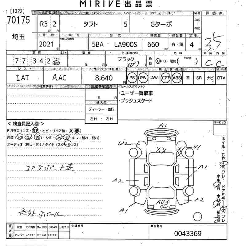 DAIHATSU TAFT