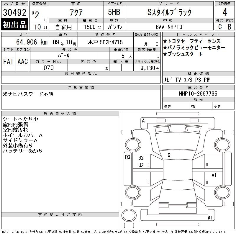 TOYOTA AQUA