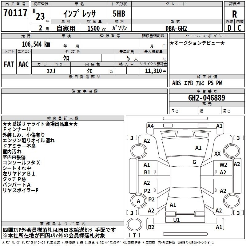 SUBARU IMPREZA