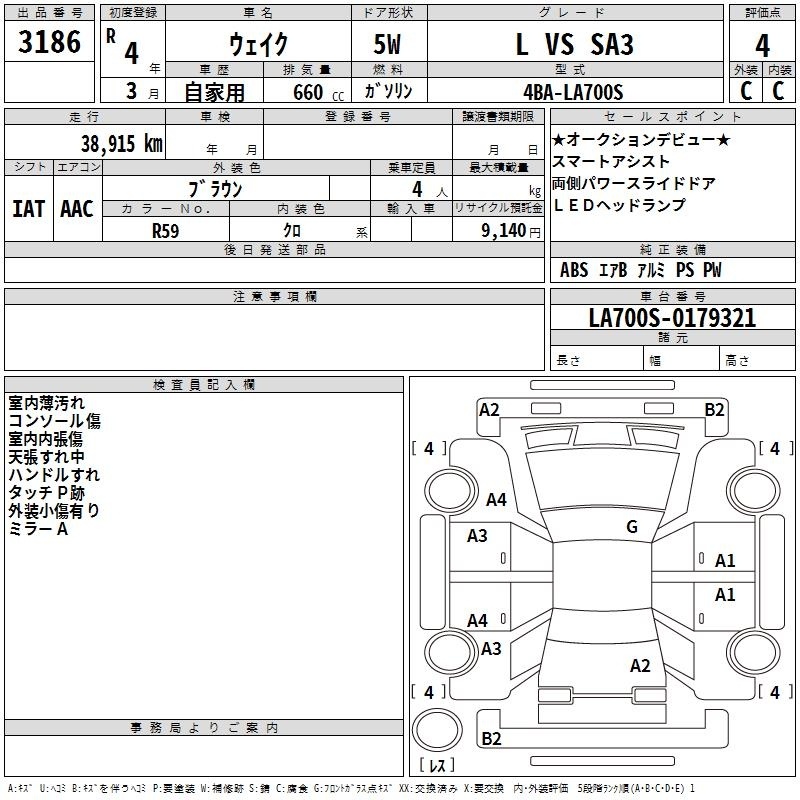 DAIHATSU WAKE