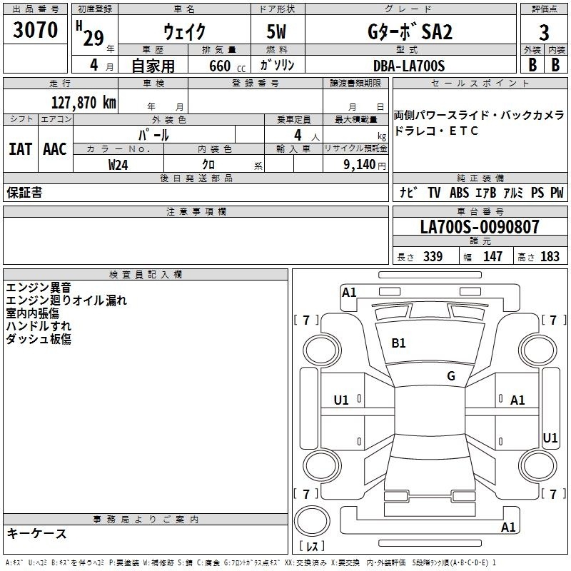 DAIHATSU WAKE
