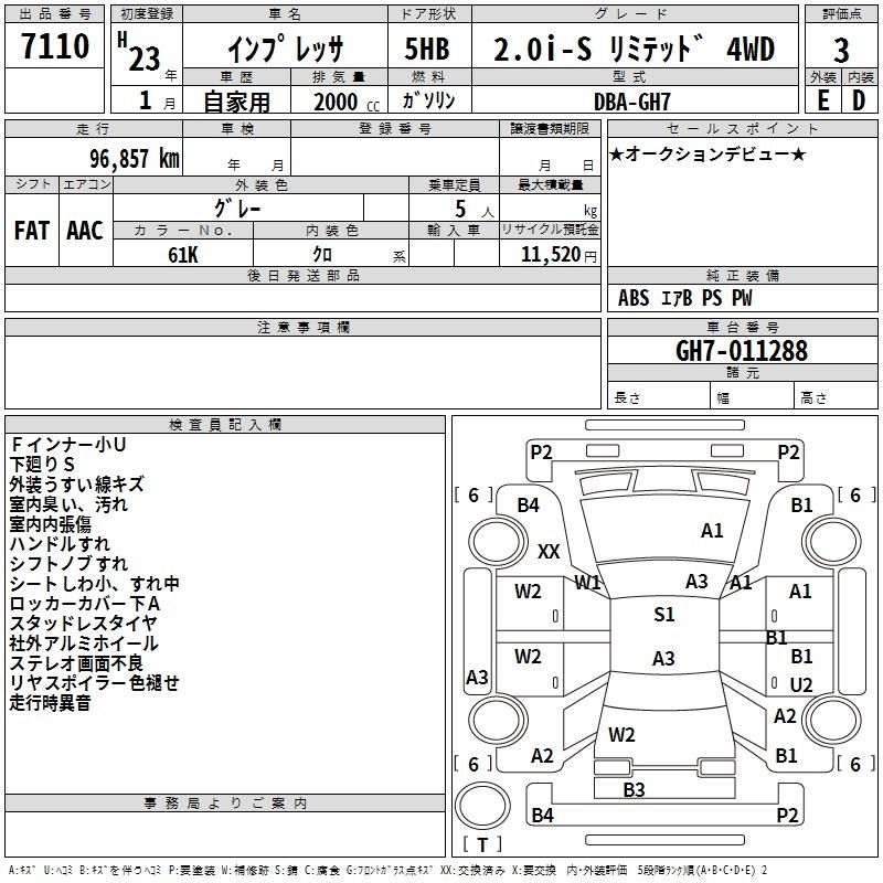 SUBARU IMPREZA
