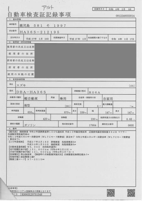 SUZUKI ALTO