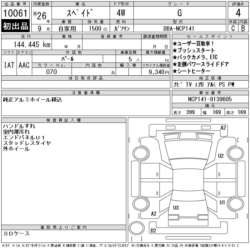TOYOTA SPADE