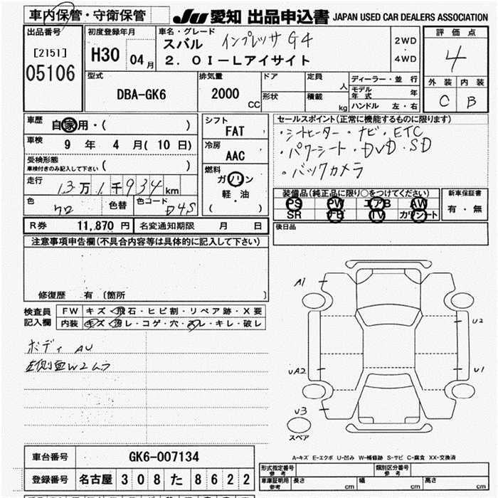 SUBARU IMPREZA