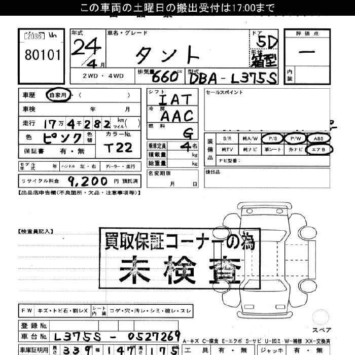 DAIHATSU TANTO