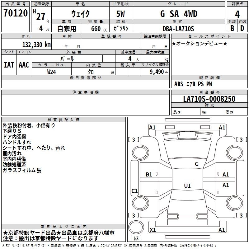 DAIHATSU WAKE