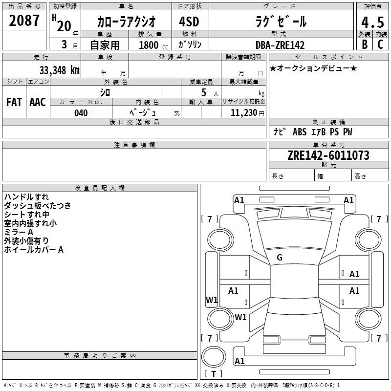 TOYOTA COROLLA AXIO