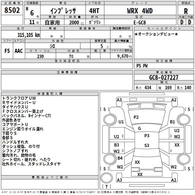 SUBARU IMPREZA