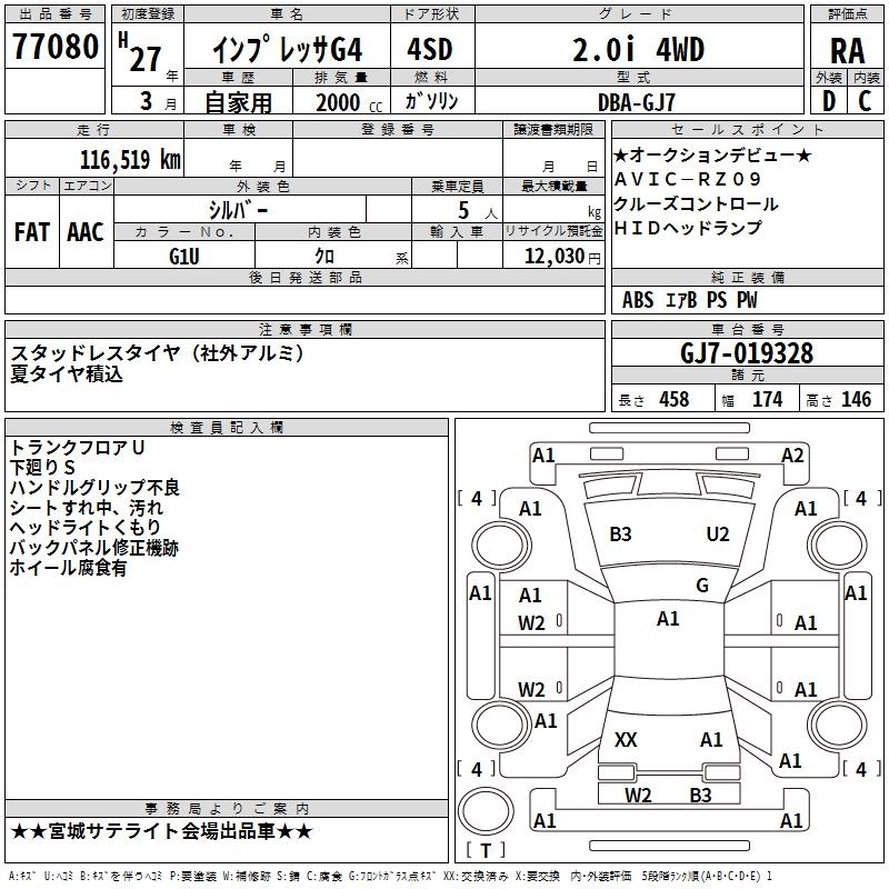 SUBARU IMPREZA