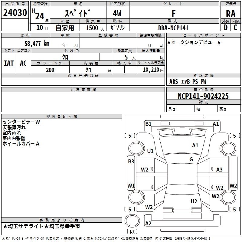 TOYOTA SPADE