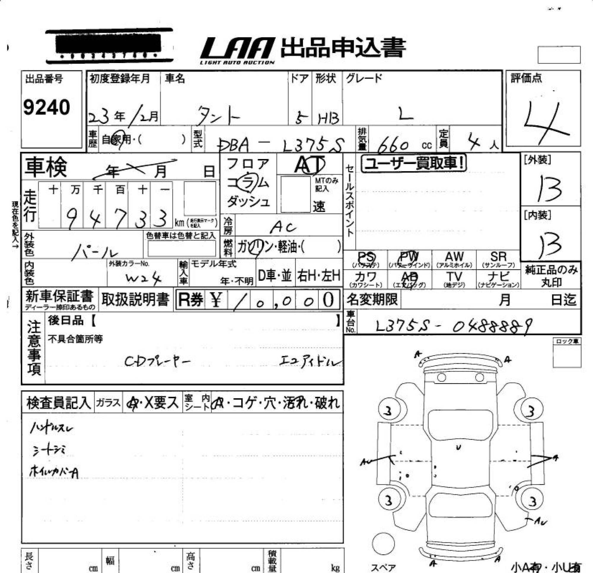 DAIHATSU TANTO