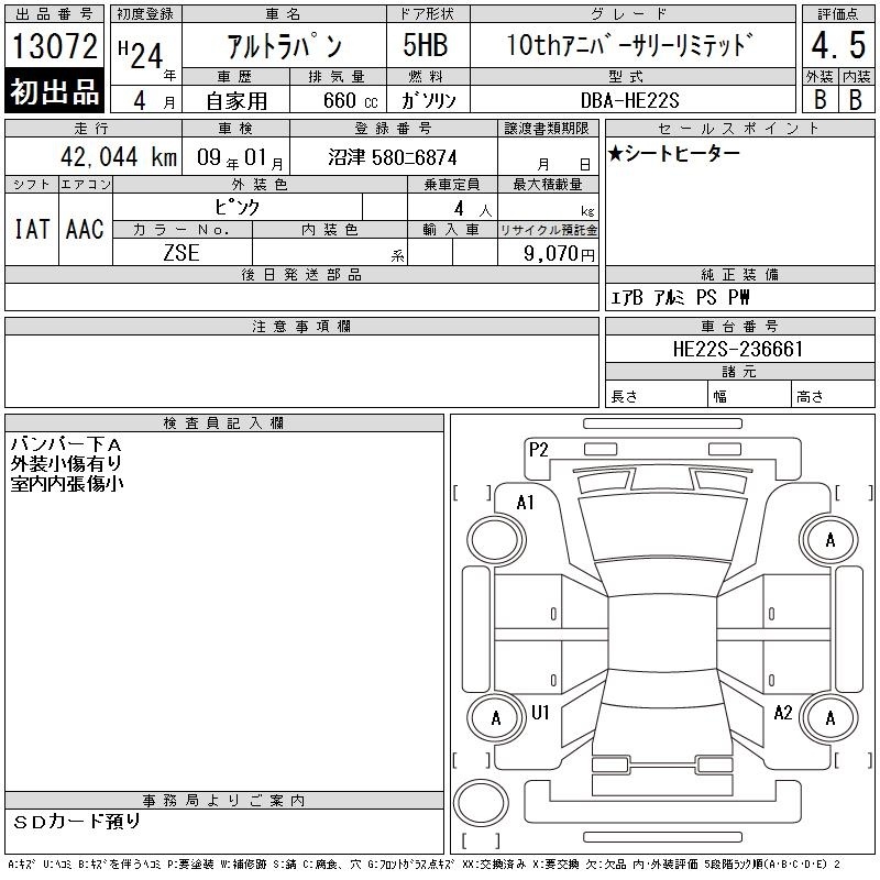 SUZUKI ALTO LAPIN