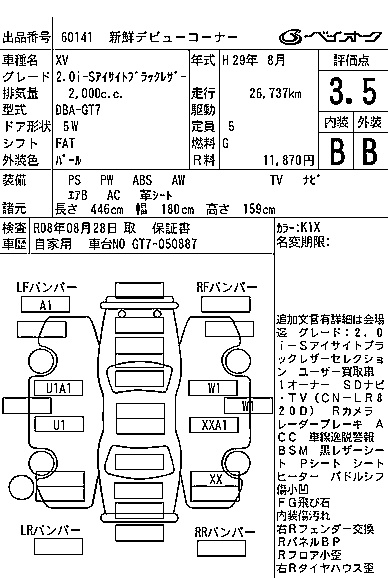 SUBARU XV
