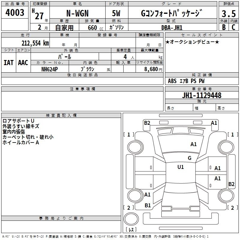 HONDA N-WGN