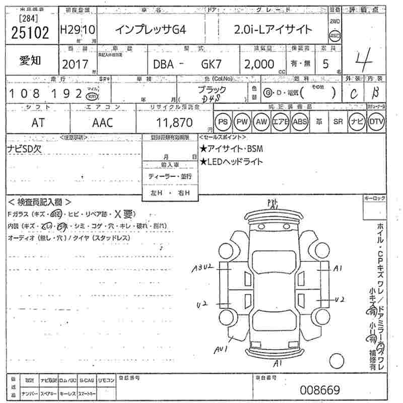 SUBARU IMPREZA