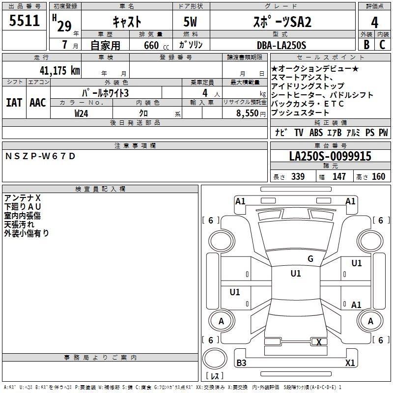 DAIHATSU CAST