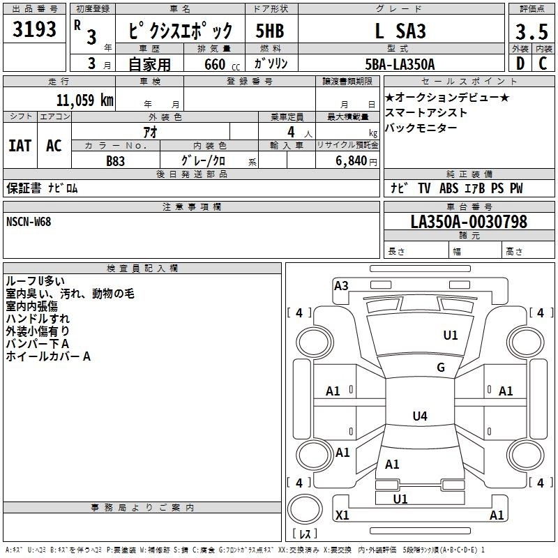 TOYOTA PIXIS EPOCH