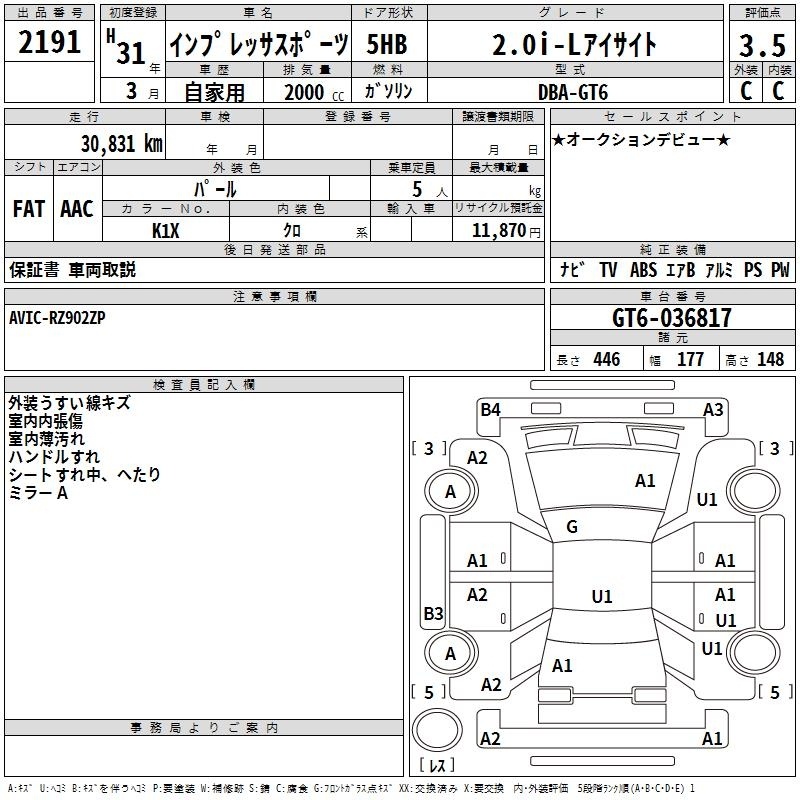 SUBARU IMPREZA