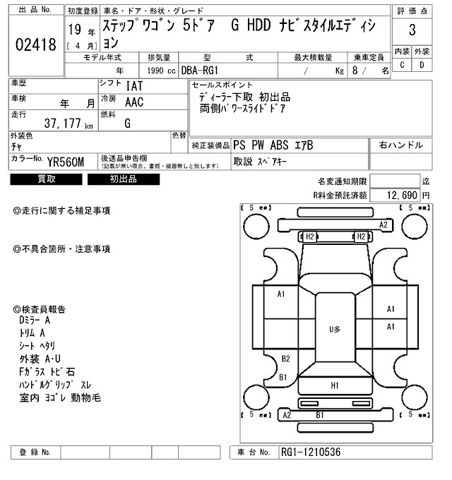 HONDA STEPWGN