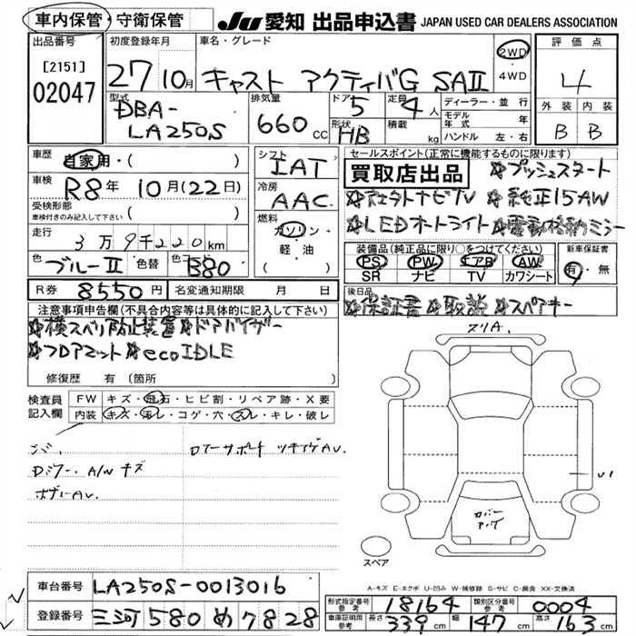 DAIHATSU CAST