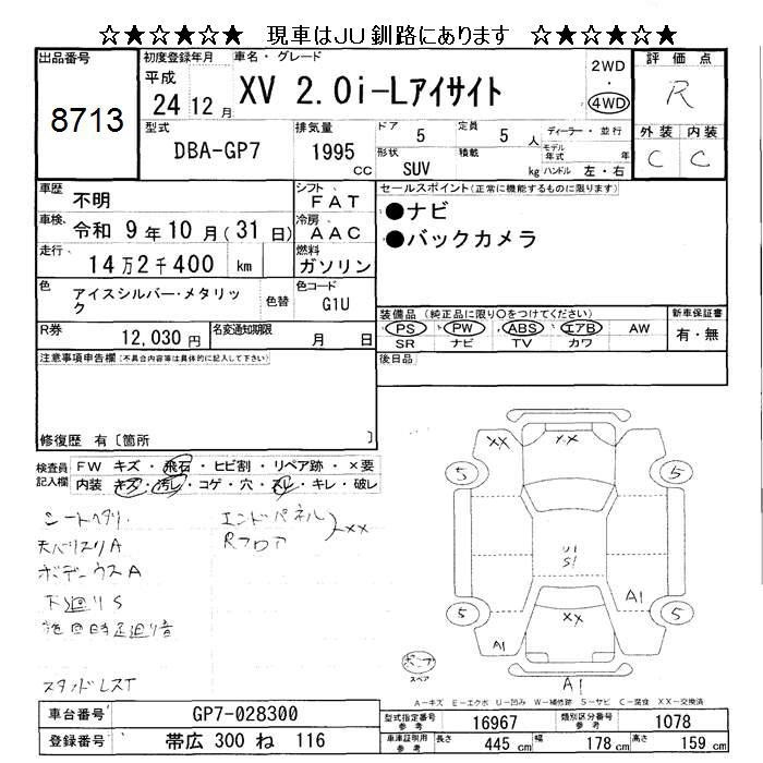 SUBARU XV