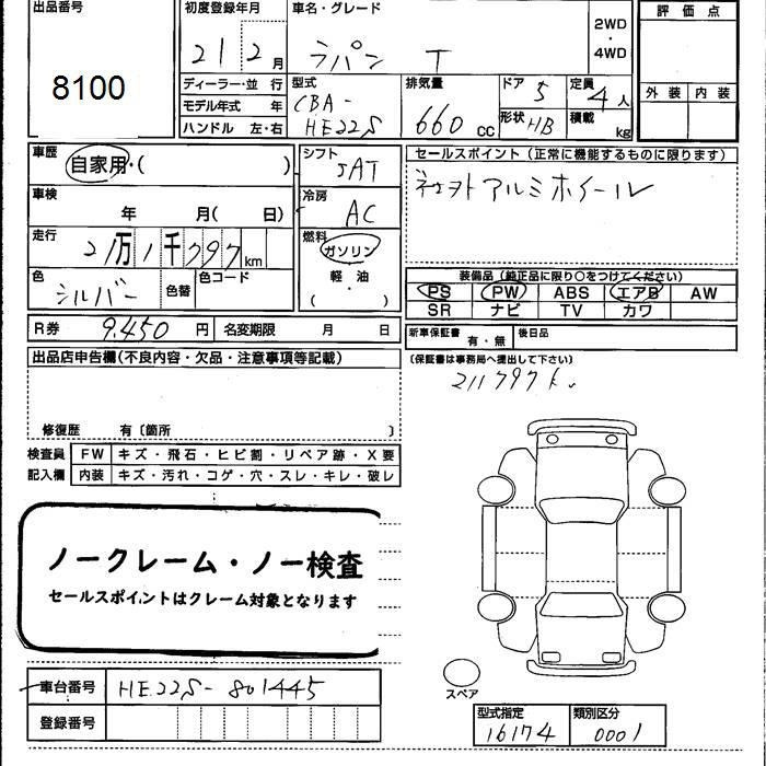 SUZUKI ALTO LAPIN