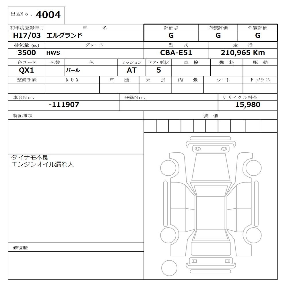 NISSAN ELGRAND