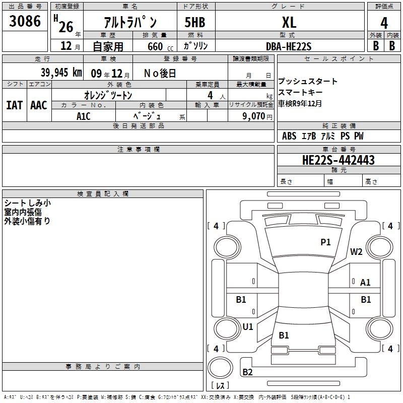 SUZUKI ALTO LAPIN
