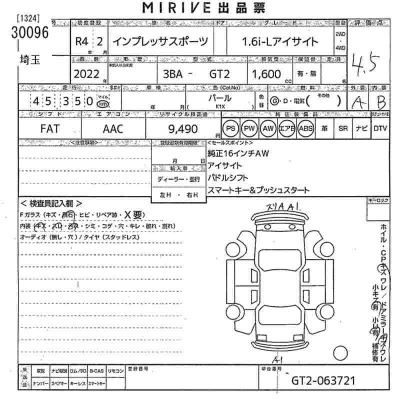 SUBARU IMPREZA