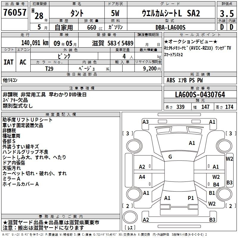 DAIHATSU TANTO
