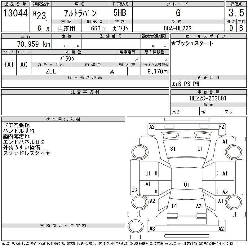 SUZUKI ALTO LAPIN