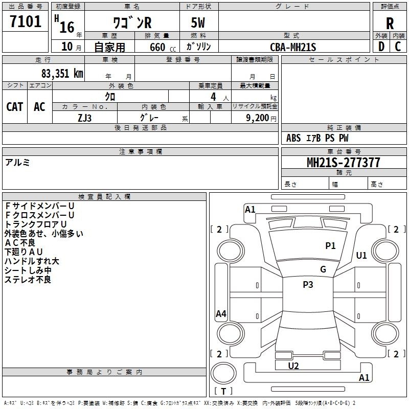 SUZUKI WAGON R