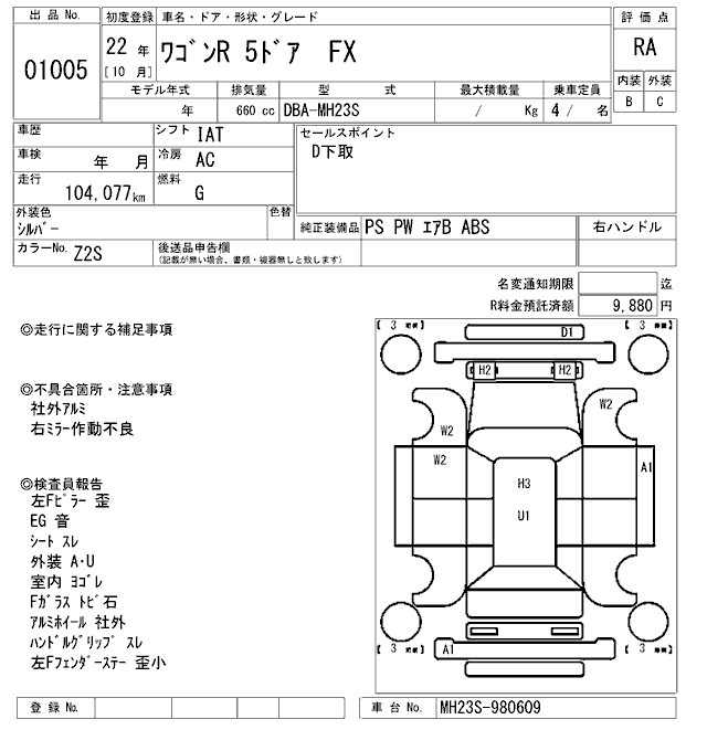 SUZUKI WAGON R