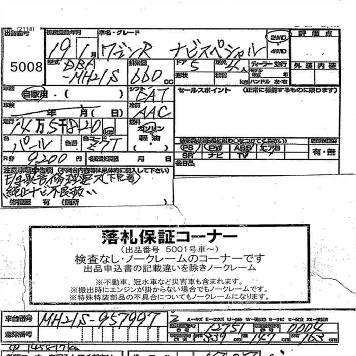 SUZUKI WAGON R