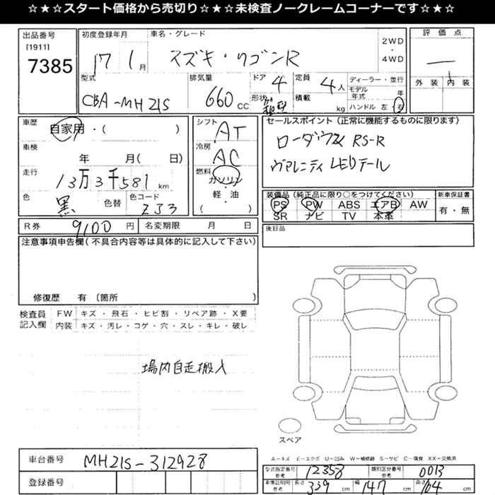 SUZUKI WAGON R