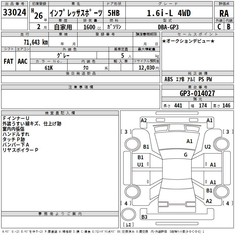 SUBARU IMPREZA