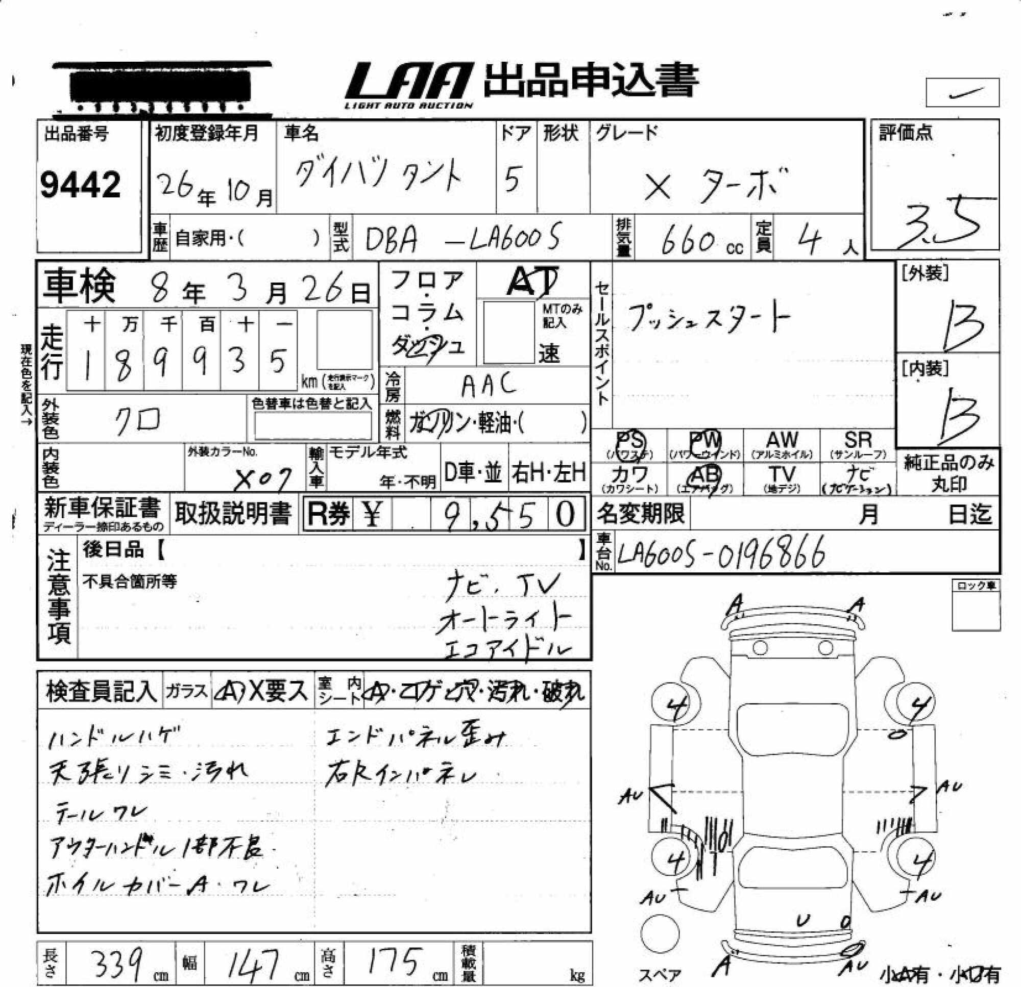 DAIHATSU TANTO