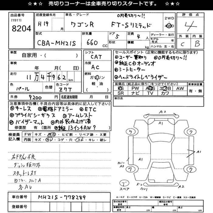 SUZUKI WAGON R