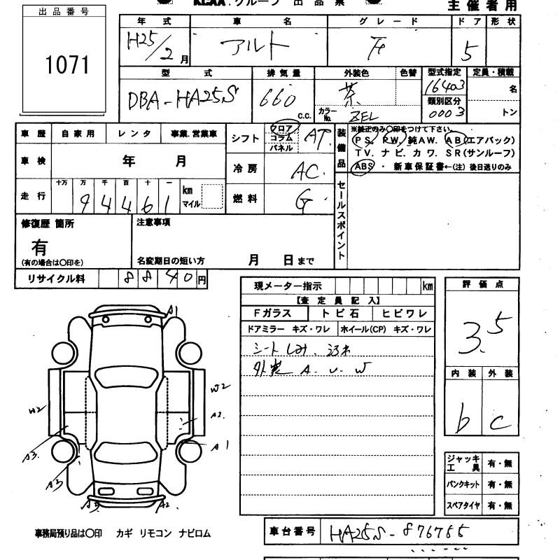 SUZUKI ALTO