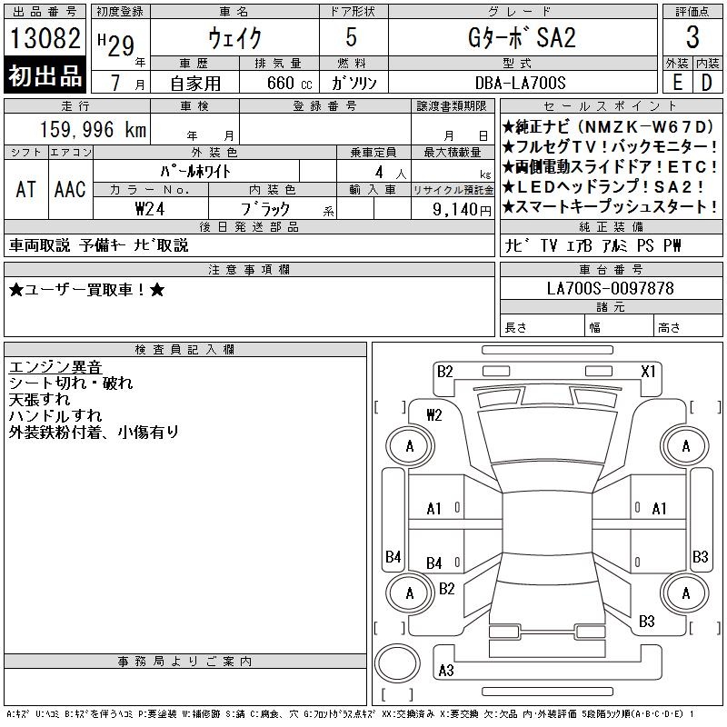 DAIHATSU WAKE