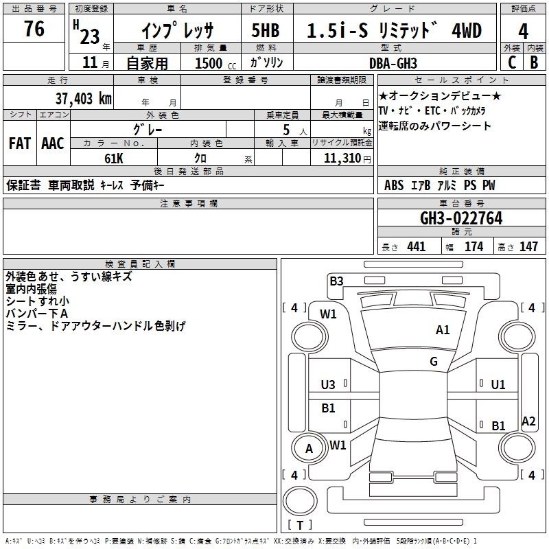 SUBARU IMPREZA