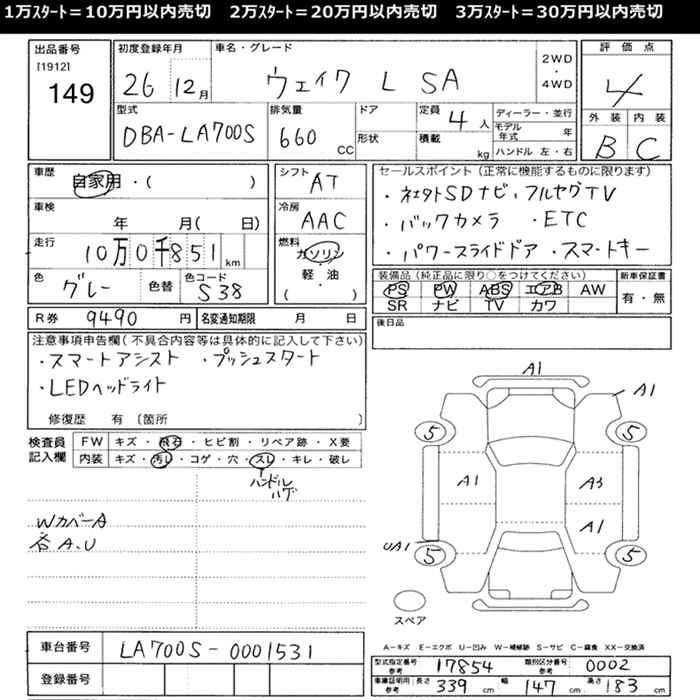 DAIHATSU WAKE